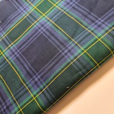 100% Cotton Material Tartan Stripe Check Plaid Dress Craft Quilting Fabric 58"