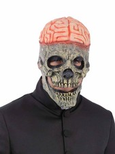 Exposed Brain Skull Latex Mask