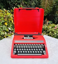 Red Fox Typewriter WHSmith & Carry Case Tested & Working