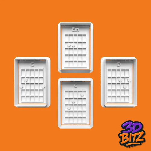 Guitar chord tab cookie - tab,