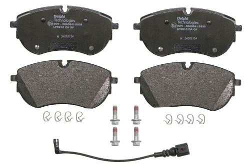 Brake pads set front - pads, right