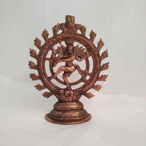 Vtg cast iron nataraja - iron,