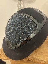 Kask navy Swarovski crystal