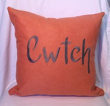 Cwtch , Welsh, Embroidered