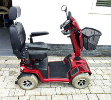 Roma scooterpac mini ignite, red Mobility scooter with new battery.