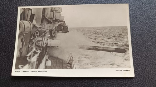 Ww2 postcard royal navy hms - ww2, postcard: