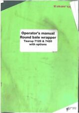 Kverneland Taarup 7120 & 7420 Bale Wrapper Operators Manual
