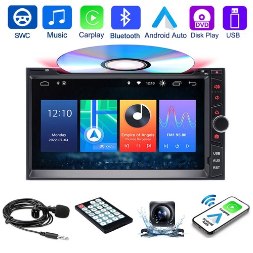 Ip68 cam 2din wireless - cam+2din, 7"