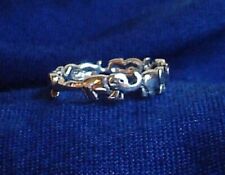 Lucky Elephant Sterling Silver Ring Reiki Charged Strength Loyalty Good Fortune