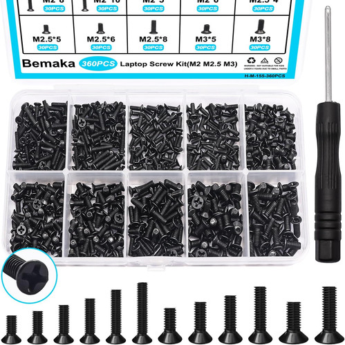 360pcs laptop screws notebook - 360pcs,