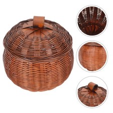  Pumpkin Basket with Cover