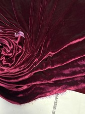 Silk Velvet Fabric 2m Long X
