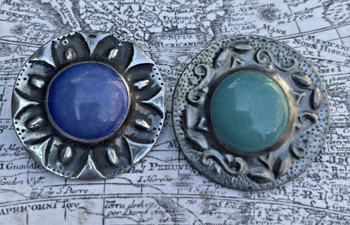 Prentice brooch antique pewter - prentice,