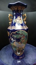 Oriental blue and gold