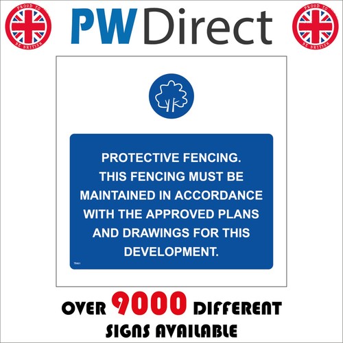 Sign protective fencing - protective,