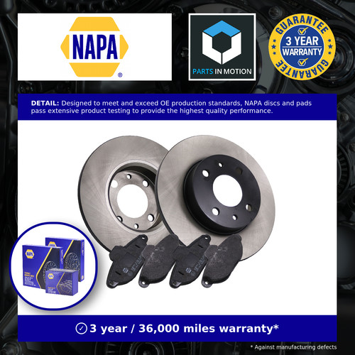 Vented brake discs - 2x,
