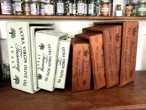 Rustic vintage wooden crate - crate, in