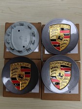 SET OF 4 76mm Grey Porsche