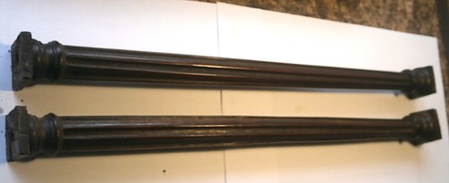 Longcase clock hood pillers - longcase,