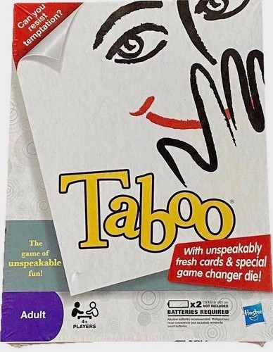 Hasbro taboo game of - taboo:,