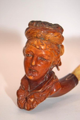 Victorian carved meerschaum - victorian,