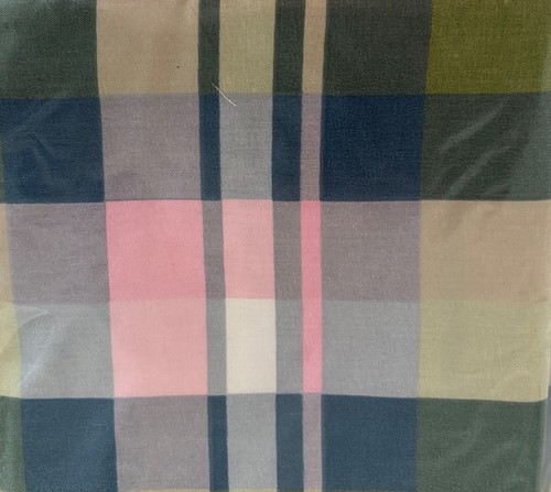 Fabric green grey pink - fabric-,