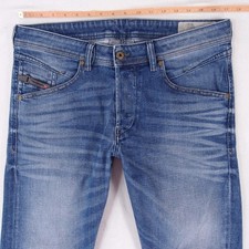 Mens Diesel BELTHER 0857N Stretch Slim Straight Blue Jeans W33 W32 L32