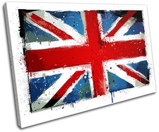 Union Jack Grunge Maps Flags