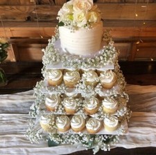 Multi Tier Acrylic Square Cake