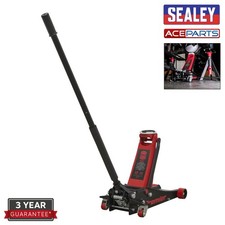Sealey 2501LE Trolley Jack 2.5 Tonne Low Entry Rocket Lift Car Garage Workshop