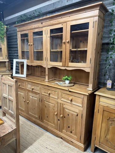 Vintage pine dresser - pine,