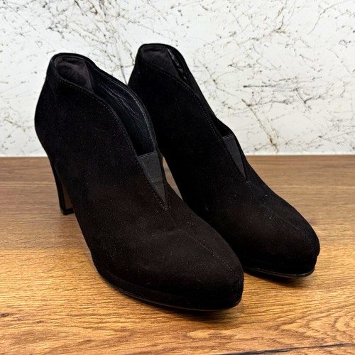 Gabor black suede ankle - suede, boot