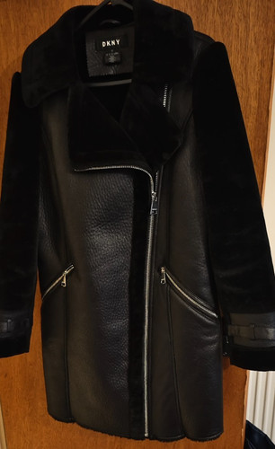 Dkny ladies coat black - coat, black/