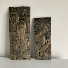 Pair Of Resin / Plaster Art