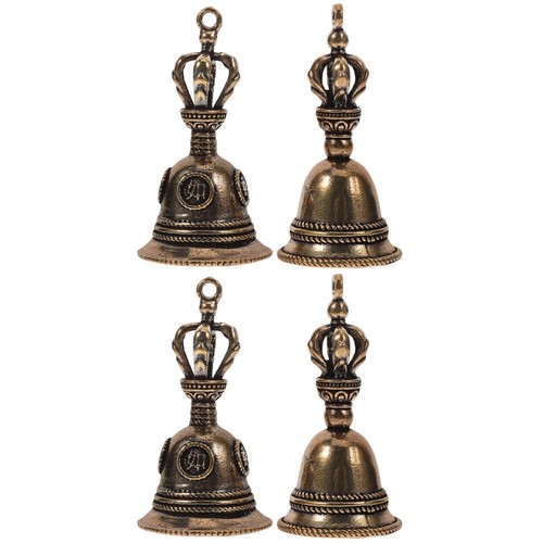 4pcs small vintage - metal, bells