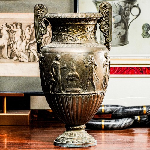 Large cast metal antique - large,