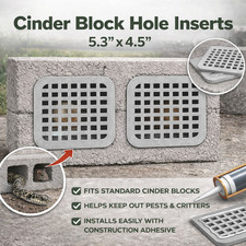Cinder Block Hole Covers Set