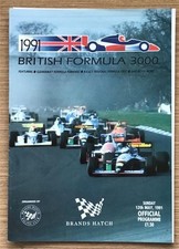 BRANDS HATCH 12 MAY1991 BRITISH FORMULA 3000 CHAMPIONSHIP A4 Official Programme
