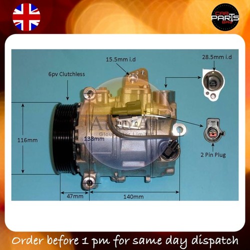 Compressor for jaguar - jaguar, xk