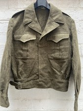 Vintage 50s Canadian Army Military Blouses Serge Jacket Miller & Gabbe Ltd 1952