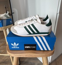 ADIDAS ORIGINALS COUNTRY OG WHITE/GREEN LEATHER IF2856 - SIZE UK8.5 - BNWT & BOX