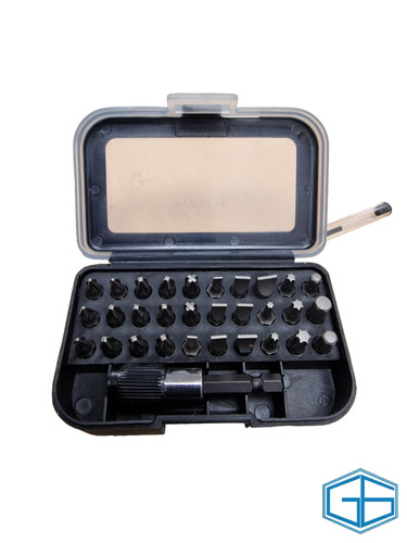 Screwdriver bit set piece - set, 31