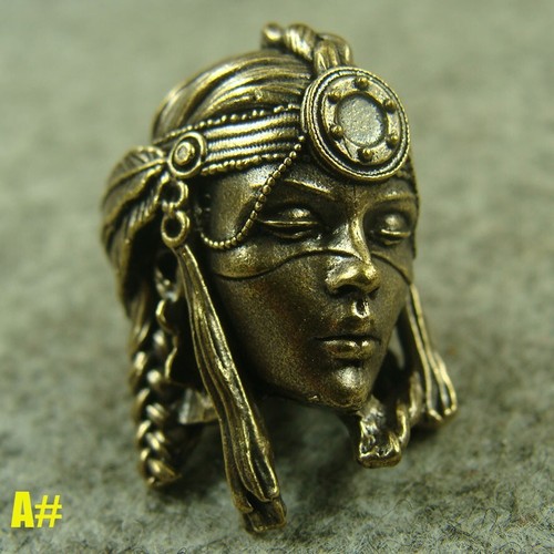 Solid brass paracord bead - paracord,