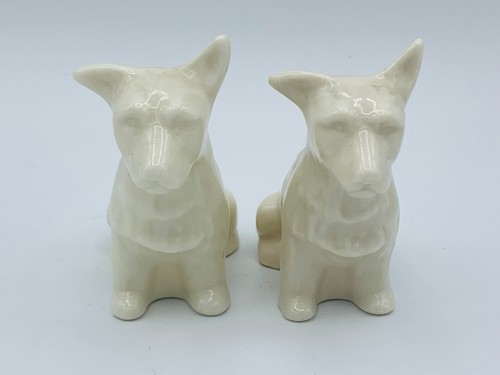 Vintage pair belleek scotty - vintage,