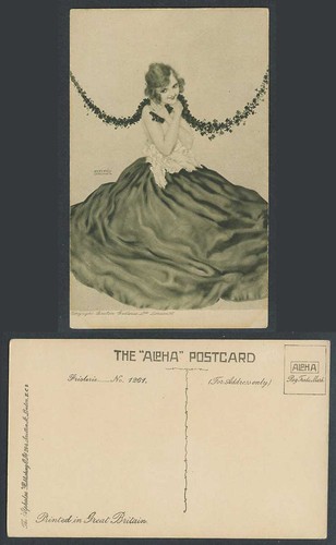 Raphael kirchner old postcard - old,