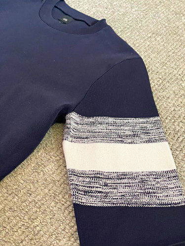 River island men navy crew - island, men's