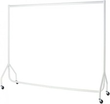 HEAVY DUTY WHITE CLOTHES RAILS