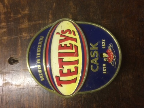 Tetley cask metal beer - beer, pump