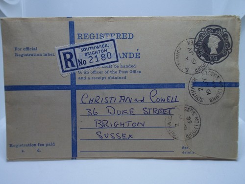 Qeii postal stationery 4d - stationery, 3'4d