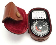 Weston Master II Light Exposure Meter with Case - Good Condition & Working